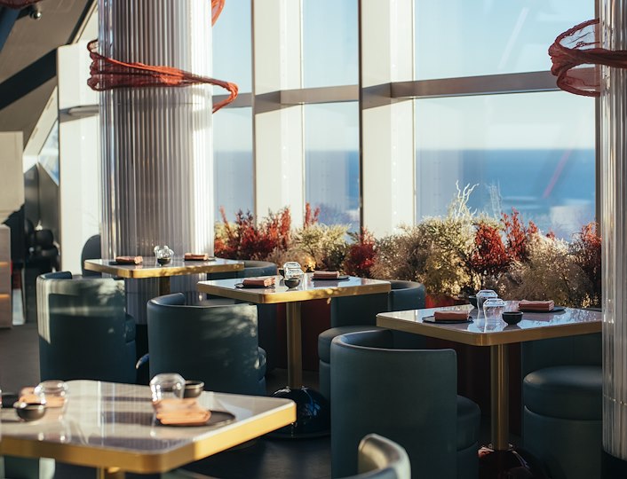 Exclusiu espai a la planta 26 del hotel. 